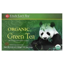 Organic Green Tea, 100 Tea Bags, 5.64 oz (160 g)
