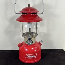 Vintage Coleman Model 200A Red Single Mantle ...