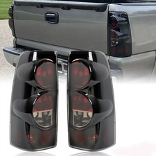 For Chevy Silverado 1500 2500 3500 Black Led Tail Lights Brake Lamps Set For Chevy Silverado 1500 2500 3500 Black Led Tail Lights Brake Lamps Set