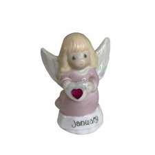 VTG Precious Moments January Angel Holding Birthstone 2000 u