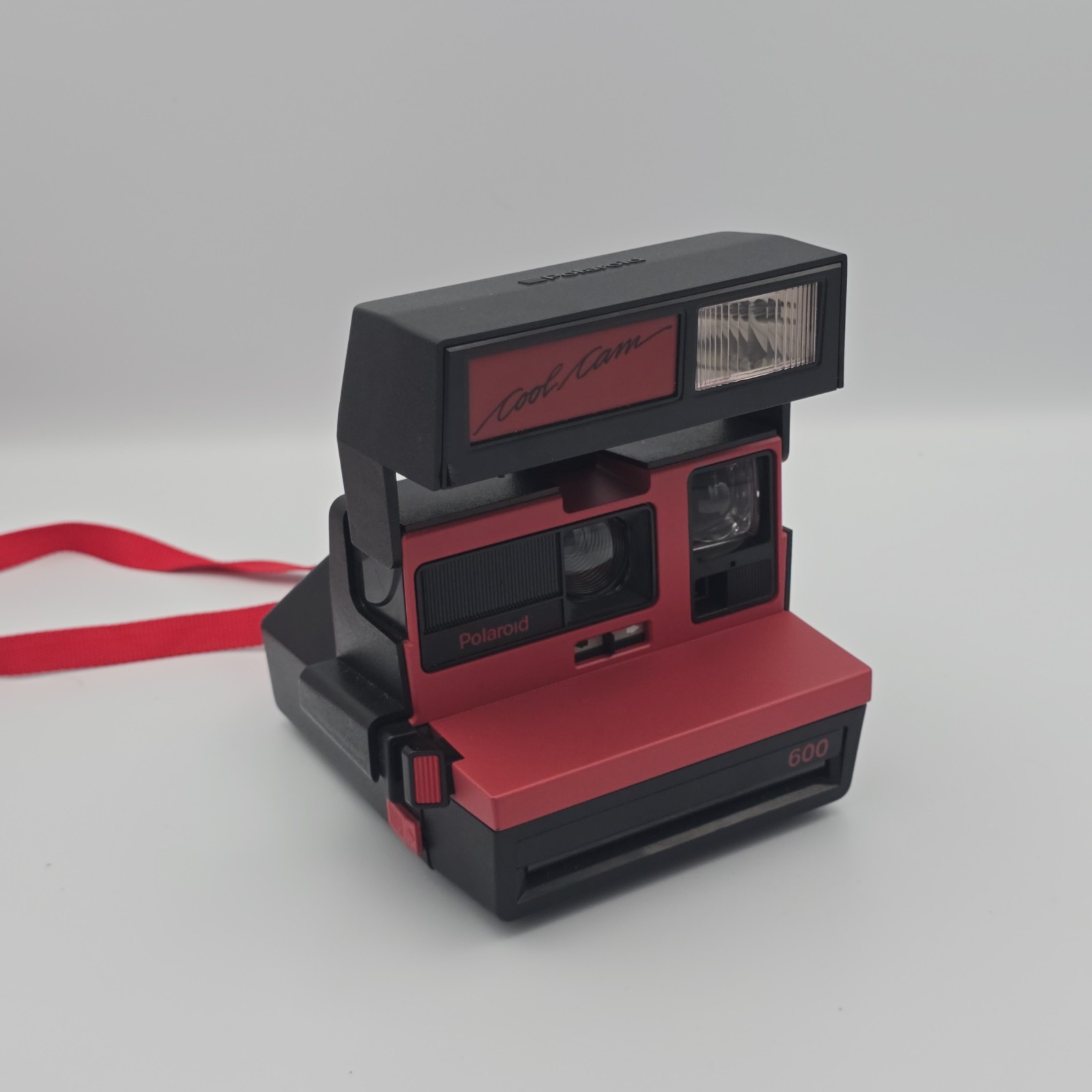Polaroid 600 Cool Cam Red Black Instant Camera With Strap