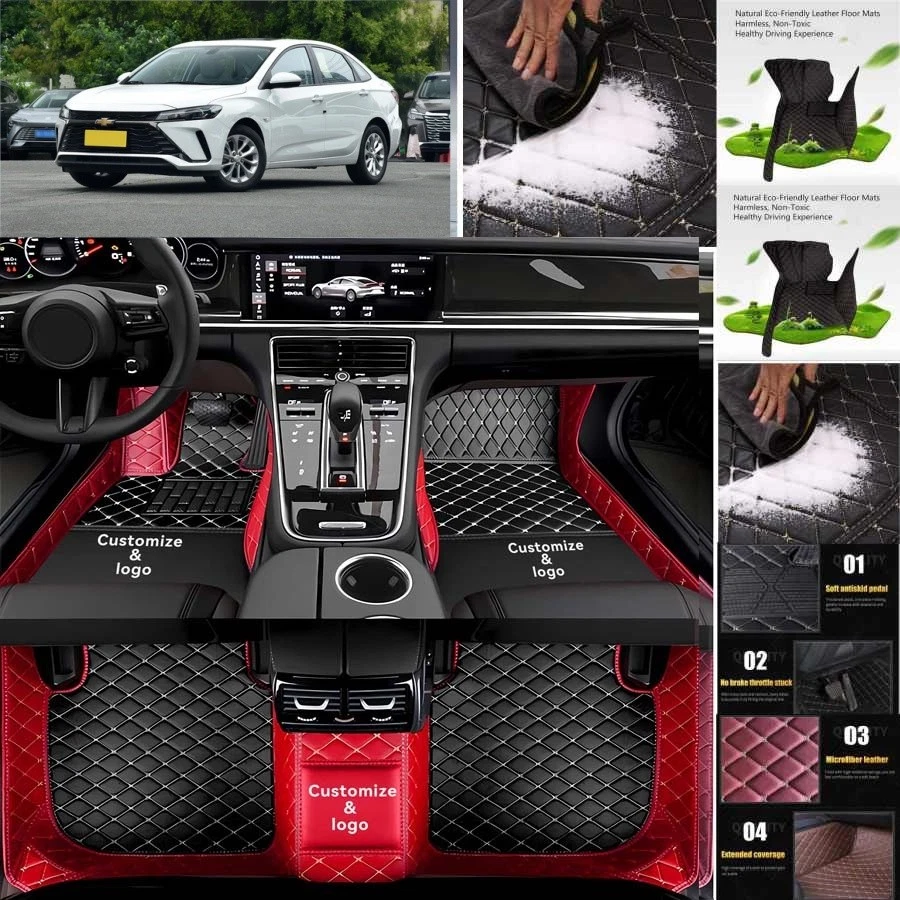 For Chevrolet Monza Car Floor Mats Carpets Cargo Liners Custom All Weather Foto 3 de 4