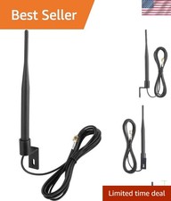 5dBi Outdoor RP-SMA WiFi Antenna - Dual Band 2.4/5GHz with 9.8ft Cable