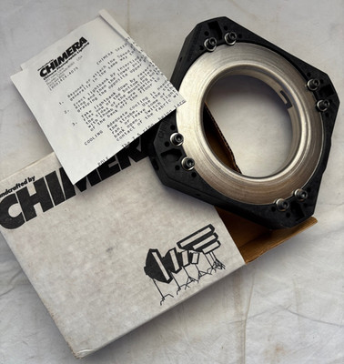 Chimera Speed Ring Photographic Studio Light with Original Box