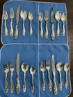 4- 5 Piece Vintage Gorham Decor Sterling Silver Flatware Place Setting - 1953