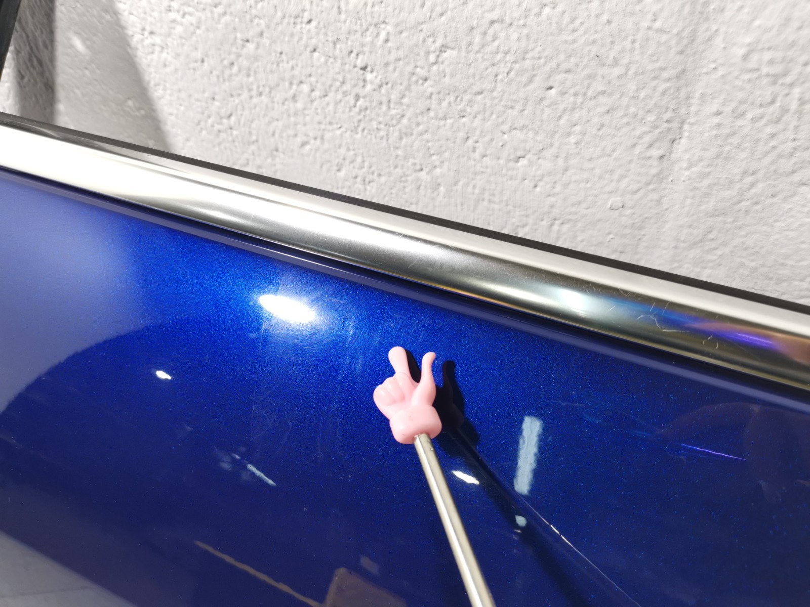 Maserati Ghibli S Q4 2015 Front Left Door Skin Shell Blue Color HP0885C OEM