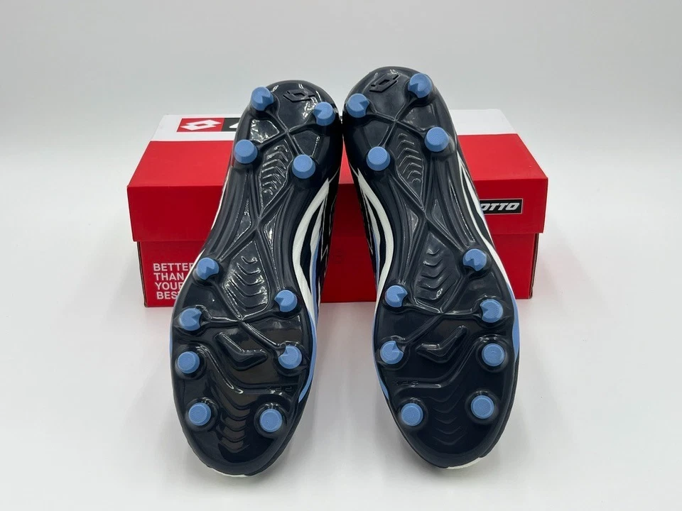 Botines de fútbol Lotto Solista 100/200/300 VI FG azul marino 2181 28/30/32-9Z4 Foto 3 de 4