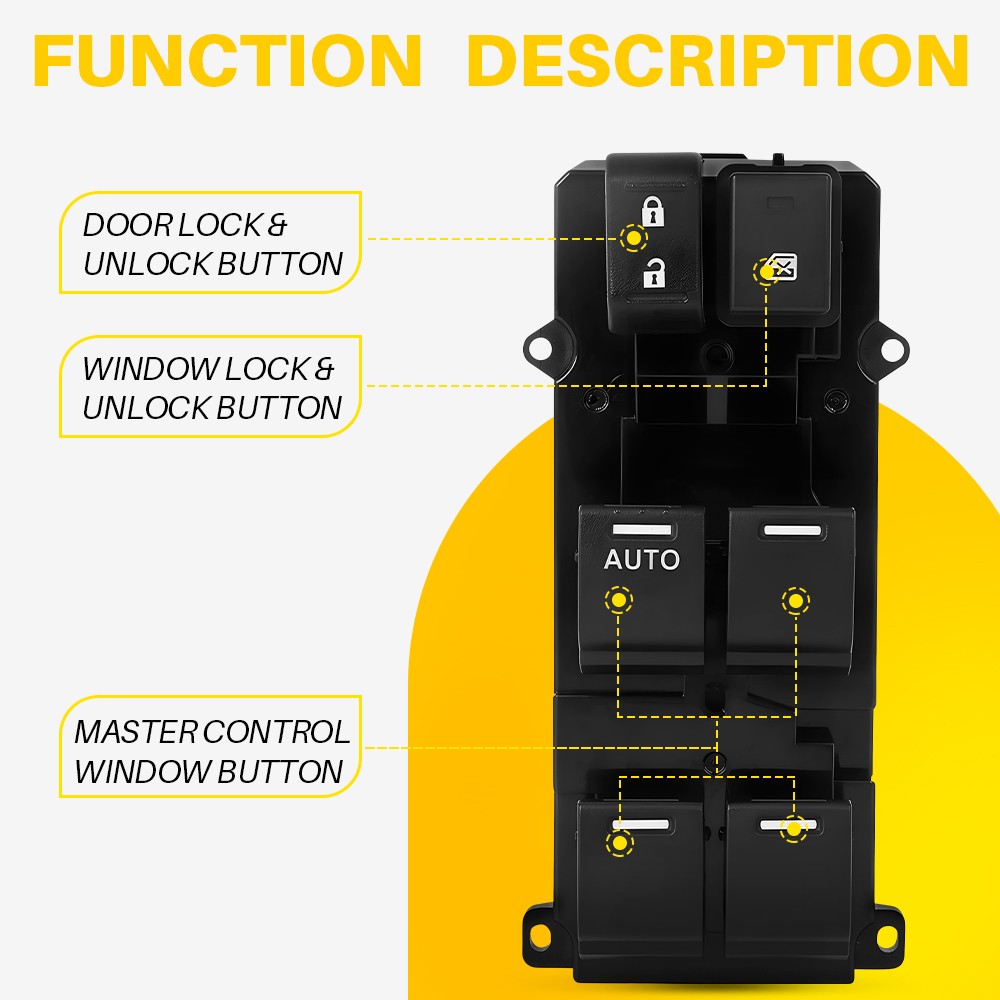 Master Window Power Left Switch 35750-T0A-H01 For  CR-V 2011 2012 2013 Main