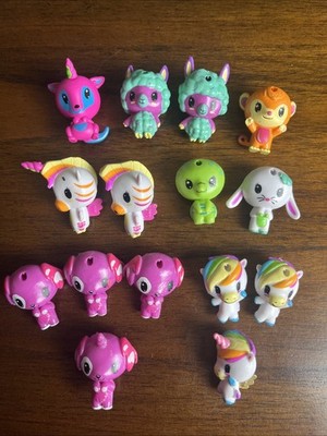 Lot Of 15 Hatchimal  CollEGGtibles Mini Figures Assorted Mix Unicorns Pets Llama