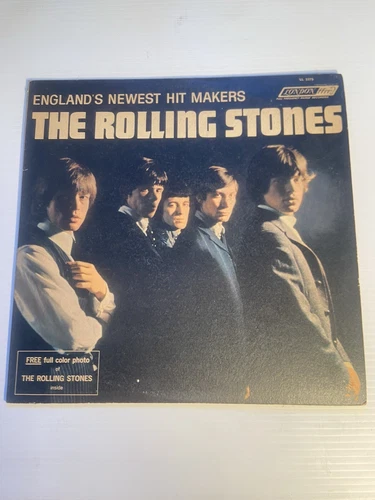 VINTAGE RECORD ALBUM THE ROLLING STONES LL 375  EARLY PRESSING 1964 DECCA