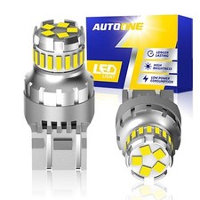 AUTOONE 7440 7443 LED Bulb for Reverse Light 6000K White, 2800LM 300 Brighte...