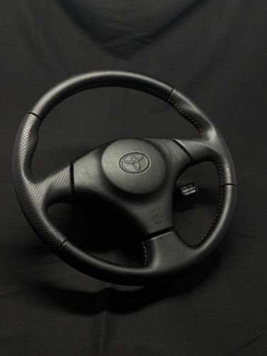 TRD Custom leather Steering Wheel for TOYOTA CELICA, MR2 SPYDER, Supra MK4 JZA80 - Picture 4 of 8