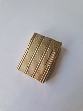 Briquet Dupont en plaqué Or 💣 S.T. Dupont Lighter fonctionne Iniatiale A