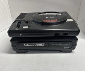 Sega CD Model 1 MK-1690 Console & Sega Genesis HD Mk-1601 SET