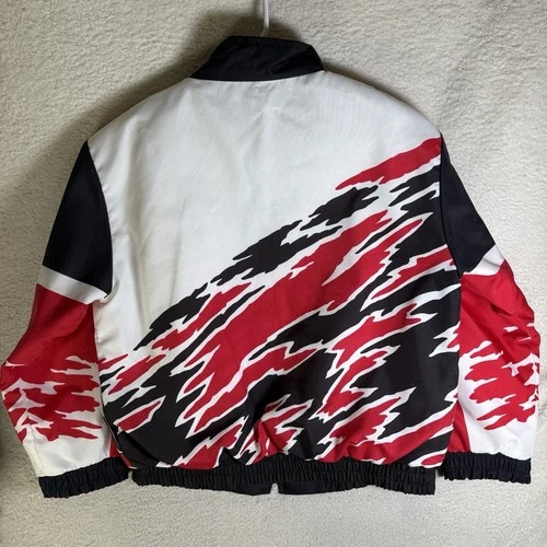 Vintage Hartwell Sports Jacket 2XL Sawtooth Splash Splatter Talon Zip 80s image 14
