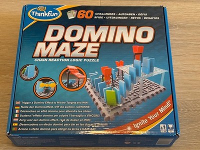 ThinkFun 76373 Domino Maze Konzentrationsspiel Domino Kettenreaktion