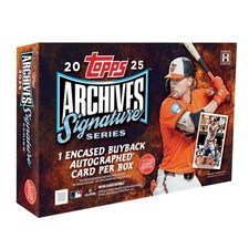 2025 Topps Archives Signature Series Active Players Edition Baseball Hobby Box