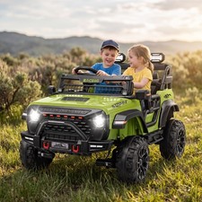 24V Kids Electric Car Ride on Toy 400W Power Wheels W/ Remote Control and Music