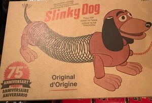 75th Anniversary Slinky Dog The Original Walking Spring Toy Collector Edition