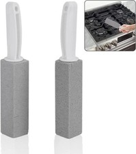 Cleaning Pumice Stone for Stove Grates - 2 Pack to Remove Water Rings and Stains