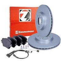 Zimmermann Bremsscheiben 307Mm BeläGe Wako Vorne FüR Bmw F40 F45 F46 F48 F39