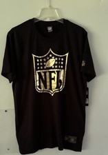 NFL Gold Shield Logo Official Team Apparel Brand T Shirt Mens Large Football NWT