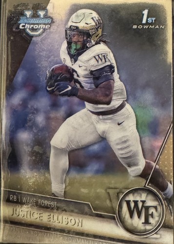 2023 Bowman Chrome U Football Color, #ed, Refractors, Auto, Kahuna, Pick Player - Picture 40 of 61