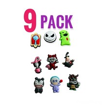 The Nightmare Before Christmas Shoe charms 9 Pack FREE SHIPPING 