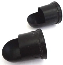 MCS SERIES A 8290 PLASTIC TUBE PORT METAL MESH COVER 2X VINTAGE OEM REPLACEMENT