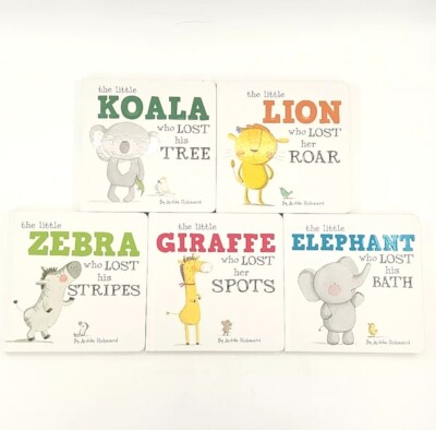 Jedda Robaard Zebra / Lion / Koala / Elephant / Giraffe FIRST EDITION Lot Book