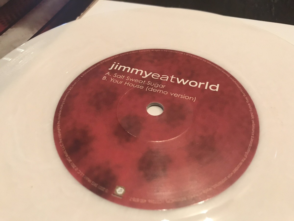 JIMMY EAT WORLD Salt Sweat Sugar 7” White Vinyl-Impossibles