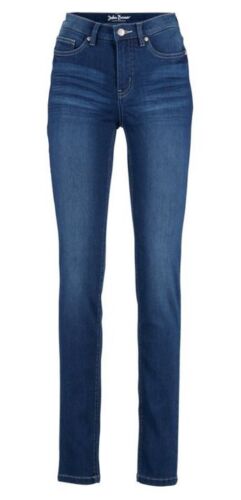 Damen Strech Jeans blue used gerades Bein in Ultra Soft Gr. 38 bis 50  neu 33762 - Bild 1 von 6