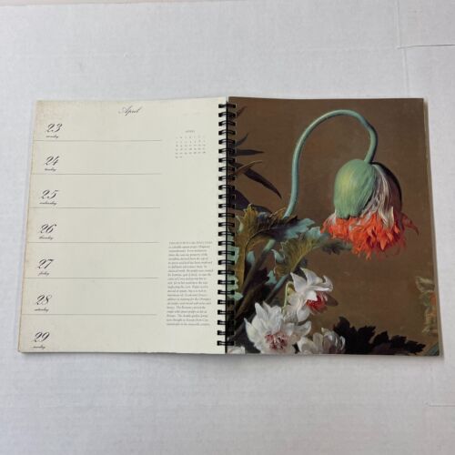 Calendario J. Paul Getty Museum 1984 Jan van Huysum dipinti arte frutta e fiori - Foto 7 di 10
