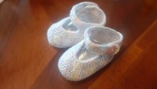 Scarpette Neonato 0-3 Mesi all'uncinetto "Unicorno"