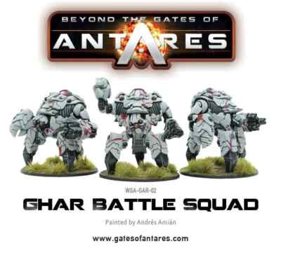   28mm Warlord Games Gates of Antares Ghar Battle Squad (3 Sprues)
