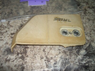 Stihl 025 clutch cover READ DESCRIPTION   chainsaw part bin  210