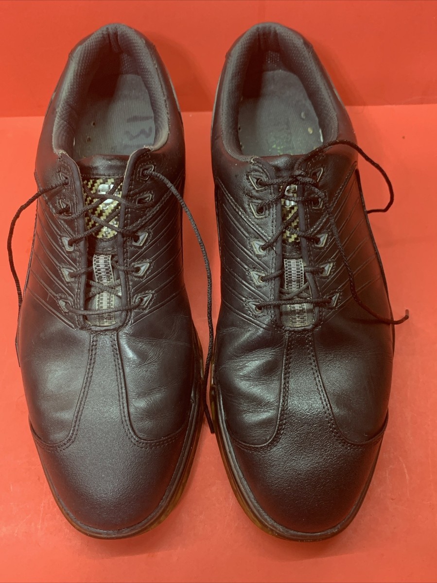 FootJoy Mens Sport Black Leather Golf Shoes Flex Zone Size  display picture 3