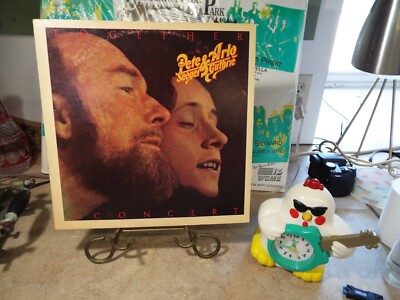 Pete Seeger and Arlo Guthrie Together In Concert Warner Bros 1975 LP VINYL ALBUM