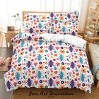 3D Floral Insect Pattern Colorful Quilt Cover Set Bedding Sets Pillowcases 64