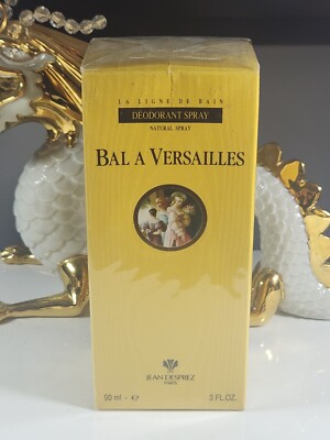 Jean Desprez Bal A Versailles Natural Deodorant Spray 3.0oz - 90ml Sealed Box Vi