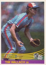 Tim Wallach 1984 Donruss #421 Expos baseball card