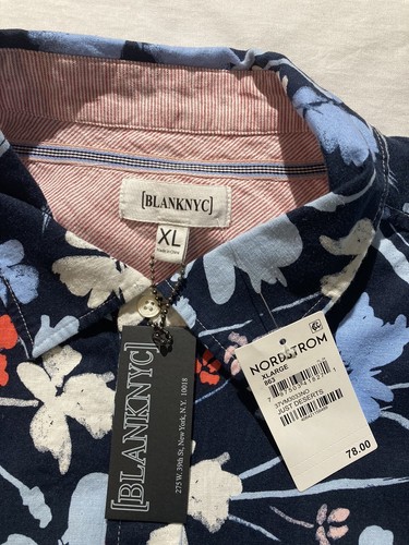 Blank NYC Hawaiian Button Down Shirt, Men’s Size XL, NWT! $78.00! - Picture 3 of 5