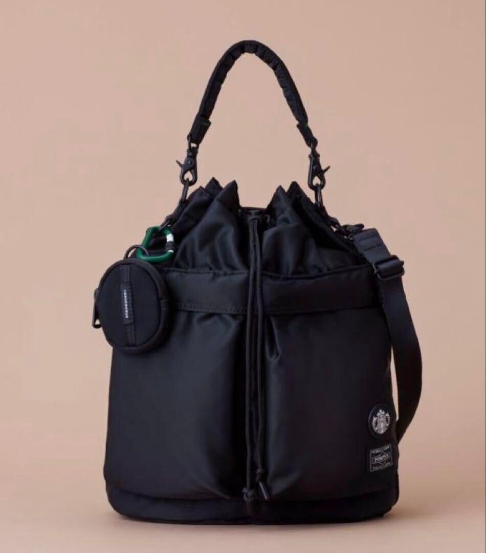 Starbucks x PORTER Coffee Bean Shape 2Way Tool Bag Black Starbucks x PORTER Coffee Bean Shape 2Way Tool Bag Black