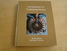 TURBOMACHINERY INTRODUCTION JAPIKSE & BAINES SIGNED 1994 HC