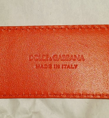 Brand NEW DOLCE & GABBANA Belt Vernice Fluo Gold & Silver  display picture 3
