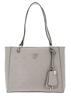 Guess Jena Noel Tote Schultertasche Shopper Tasche Taupe Logo Taupe Neu
