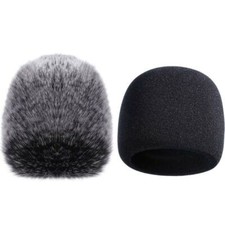 Furry windscreen  Foam windscreen Wind Cover for Blue Yeti Wind Noise Reduction