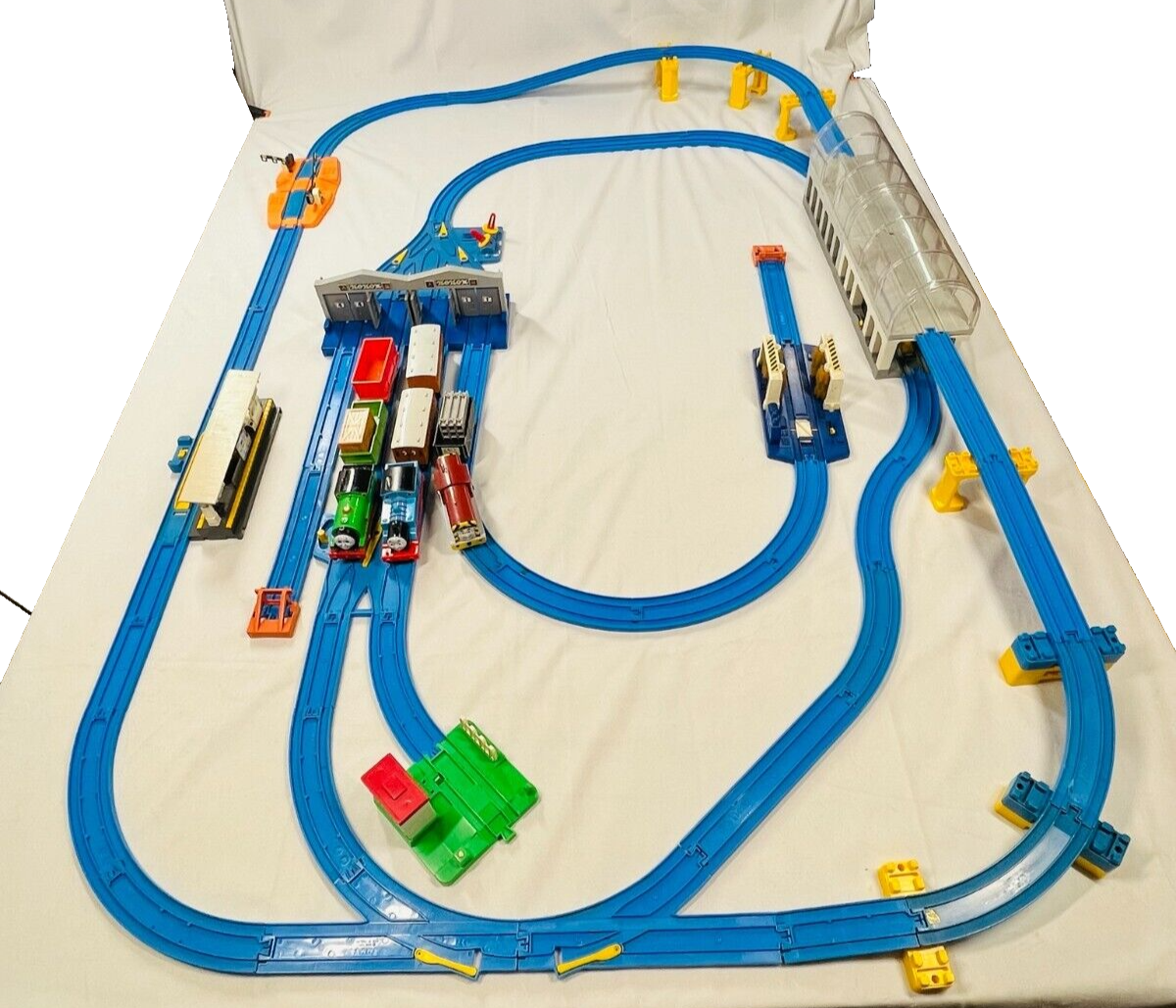 Thomas & Friends Trackmaster Station Set , Trains , Curves Tomy Blue