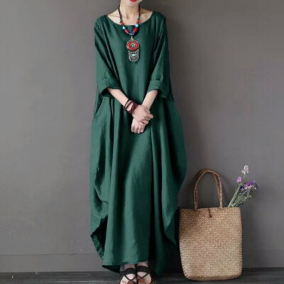 chinese dress ladies Black Gold Cotton Long Sleeved Beach Dress – Lindsey Brown main image 1