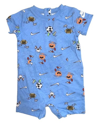Nike + More Baby Boy/Girl Short Rompers 2-4 Piece Sets With Socks; Sizes 3M-24M - Picture 33 of 44